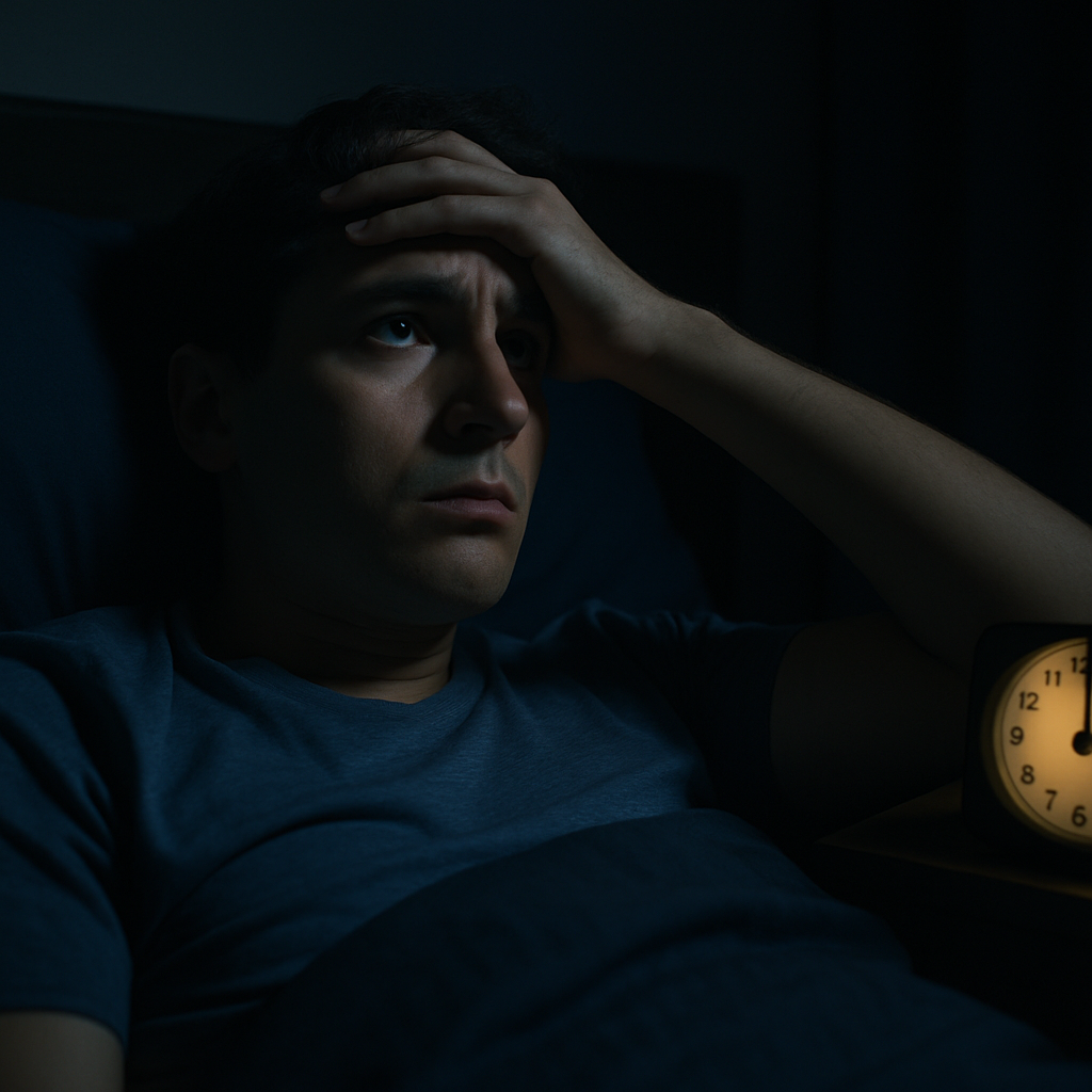 ปัญหานอนไม่หลับ นอนหลับยาก พลิกตัวไปมา