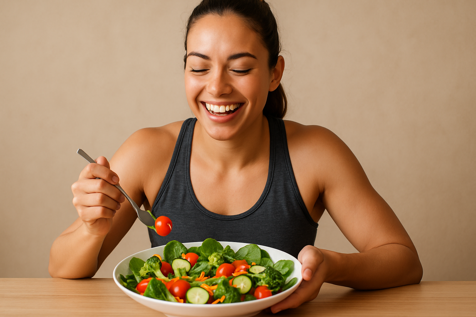 กินอาหารอย่างมีความสุข