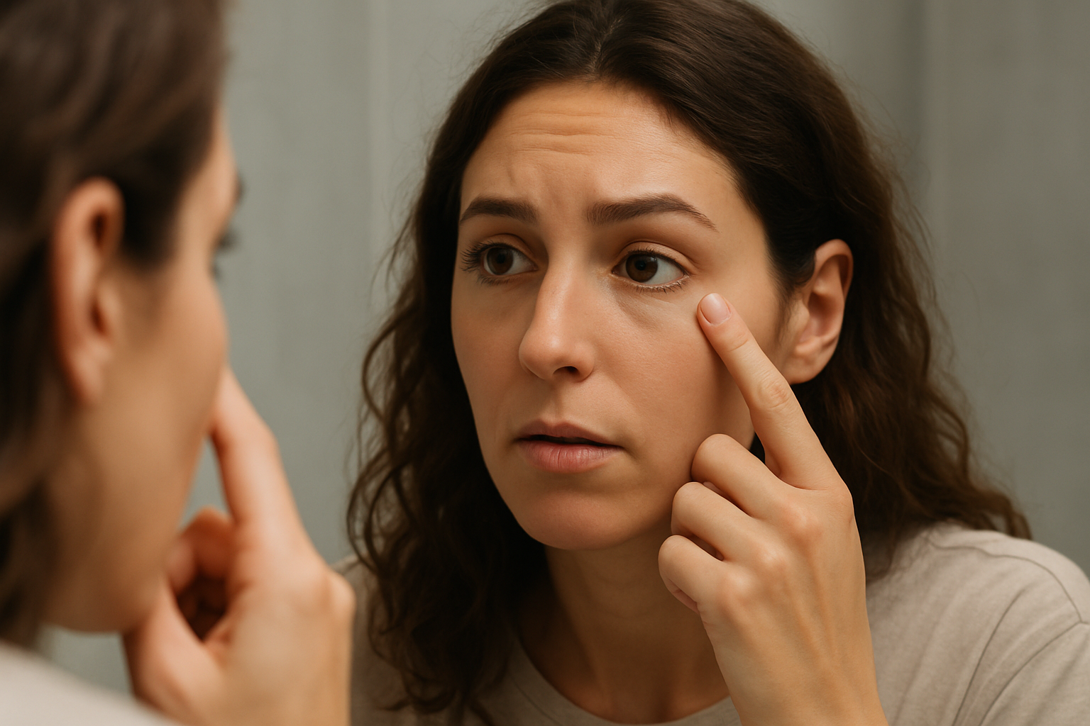 ปัญหาริ้วรอยใต้ตา รอยตีนกา ผิวรอบดวงตาเหี่ยวย่น