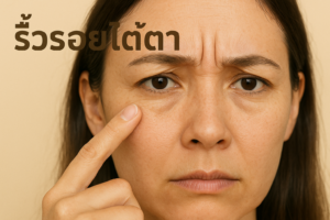 ริ้วรอยใต้ตา แก้ยังไงดี? วิธีลดรอยเหี่ยวย่นให้ดูจางลงแบบธรรมชาติ